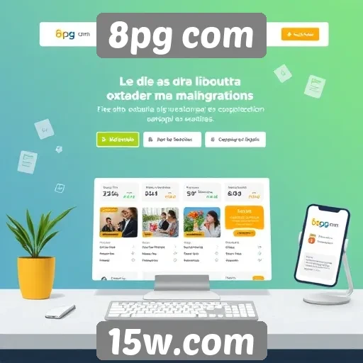 Novo design do site 8pg com melhora na navegação